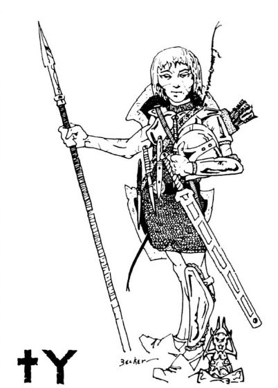 Londra of Londros, illustration by Becker